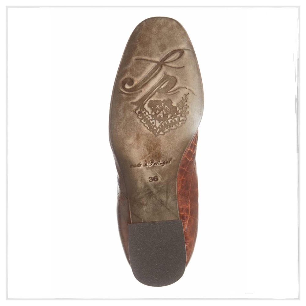 Free People Croc Embossed Cecile Booties - Picture 7 of 7